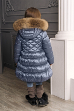 Пальто для девочки GnK ЗС-819 превью фото
