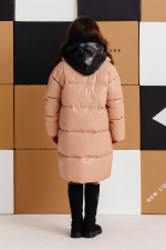 Пальто для девочки GnK С-790 превью фото